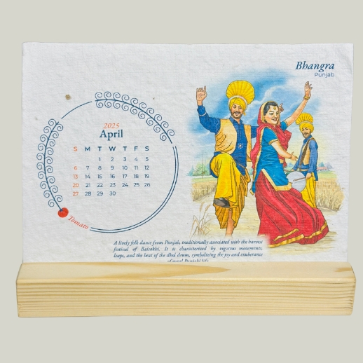 Paper Offset Printing Theme Table Calendar