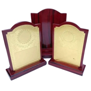 Wooden India Gate Momento for Social Work Achievement