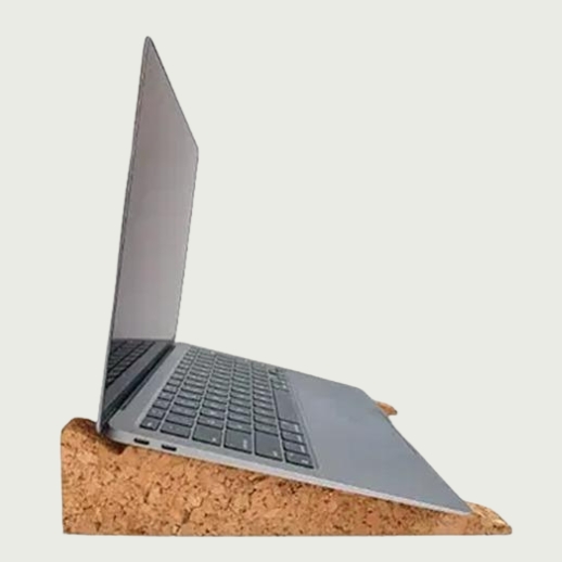 Lightweight Cork Laptop Stand